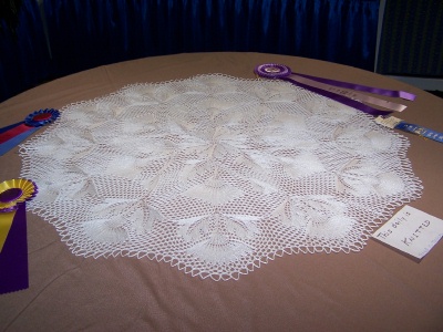 Large lace doily.