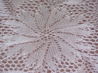 Close Up detail of Doily Center