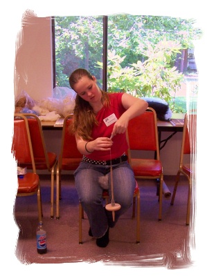 Learning to Spin on a Drop Spindle